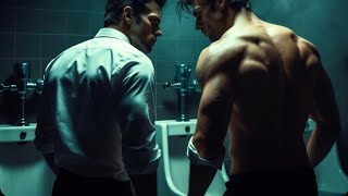 Hot Stranger at the Urinals – Forbidden Public Gay Encounter  | Gay erotic stories 