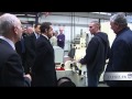 Le prsident visite lusine axoncable  montmirail