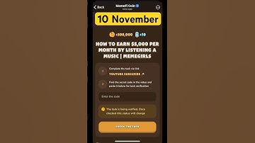 HOW TO EARN $5,000 PER MONTH BY LISTENING A MUSIC | MEMEGIRLS | #memefi #code