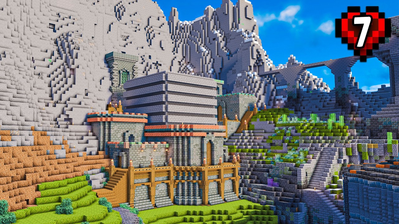 I Built an Dwarven ROCKET Factory In Hardcore Minecraft Survival