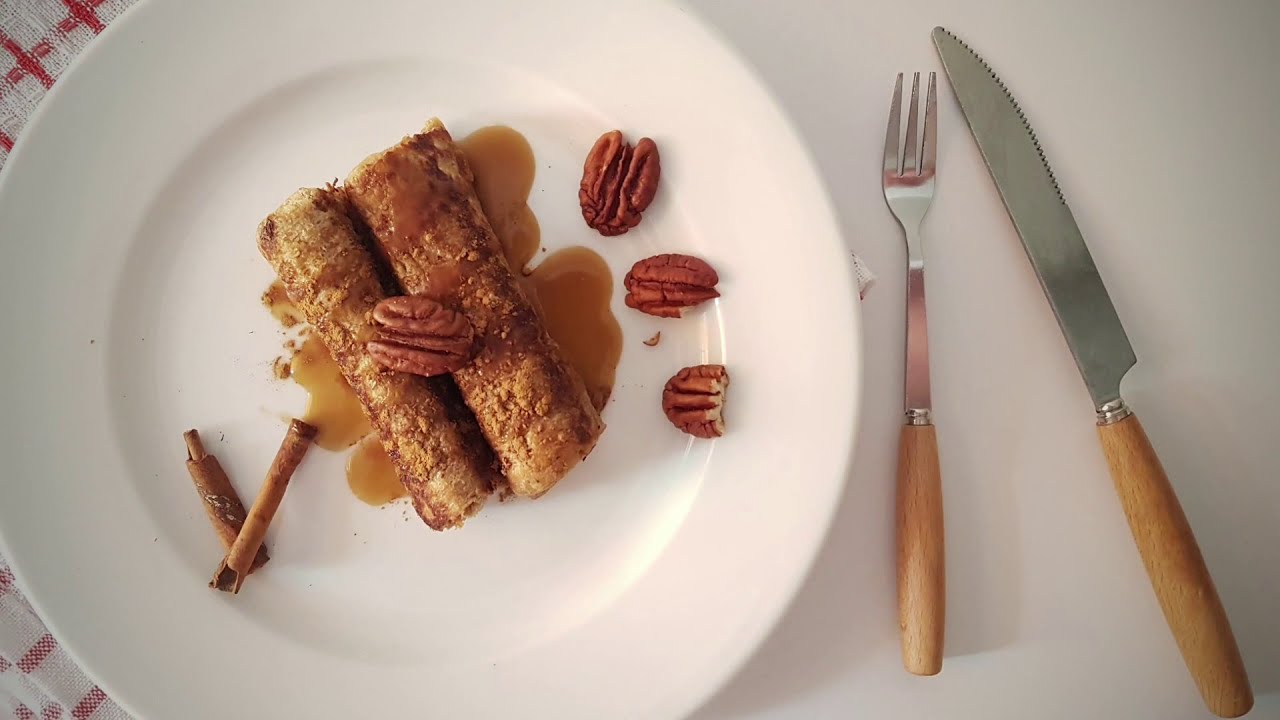 فرنش توست بالكاراميل والجوز How to Make Cinnamon Walnut French Toast