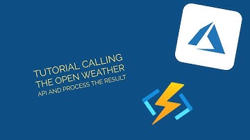 Tutorial Calling the open weather api and process the result