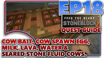 [STONEBLOCK 2] EP18 - CRAFTABLE FLUID COWS (QUEST GUIDE)