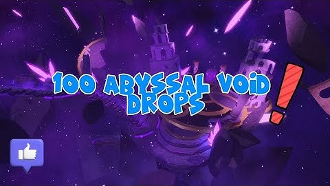 Dungeon Quest 100 Abyssal Void Drops!!!