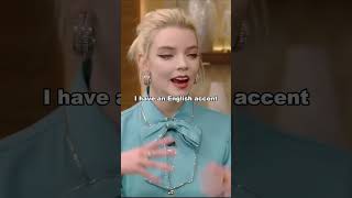 Anya Taylor her English language journey #anya #celebrity #english