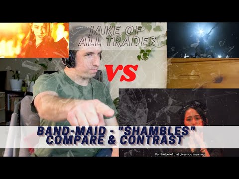 "Shambles" by Band Maid - Music Video vs. Live - Compare & Contrast