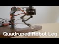 Comparison of two configurations for a legged robot