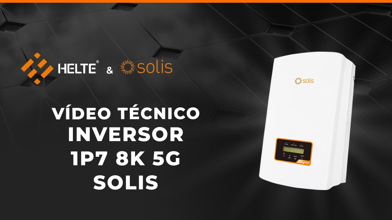 [SOLIS] INSTALAÇÃO INVERSOR Solis 1P7 8K 5G - YouTube