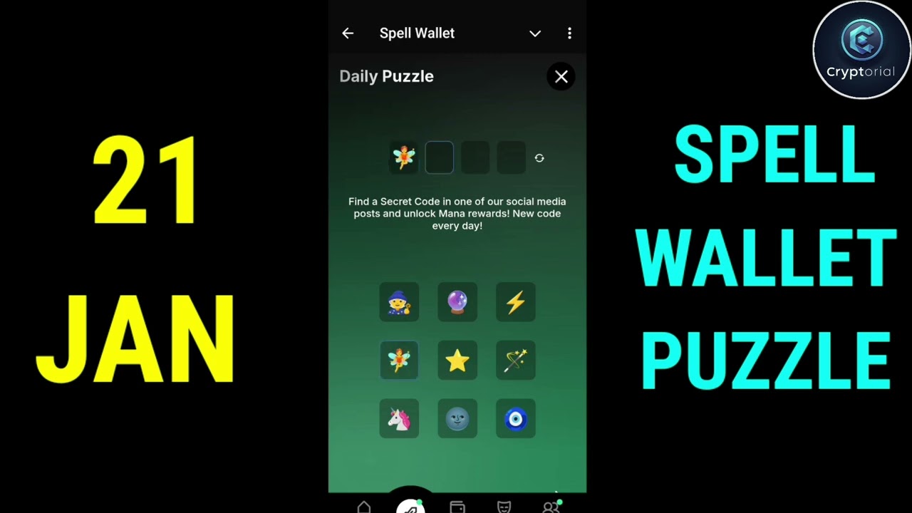 Spell Wallet Daily Puzzle 21 January | Spell Wallet Today Puzzle | Spell Wallet Secret codes