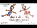 Jack & Jill Pendants or Charms- DIY Jewelry Making Tutorial by PotomacBeads