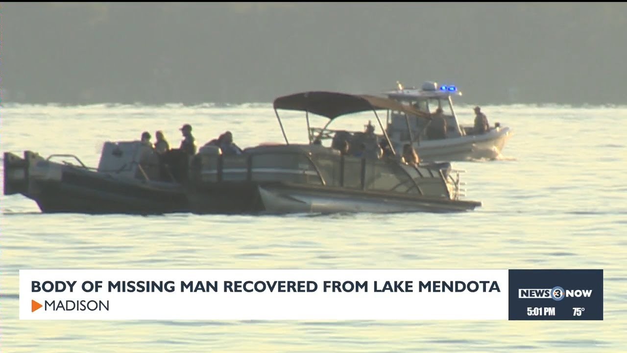 Body of missing man recovered from Lake Mendota - YouTube