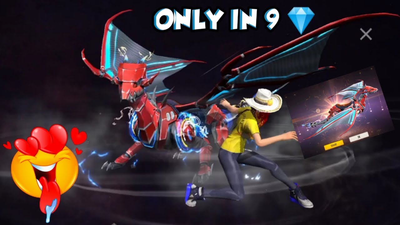 NEW DRAGON RIDER  ANIMATION + SKYWING IN FADED WHEEL | ONLY IN 9 DIAMONDS TRICK | MUST WATCH .