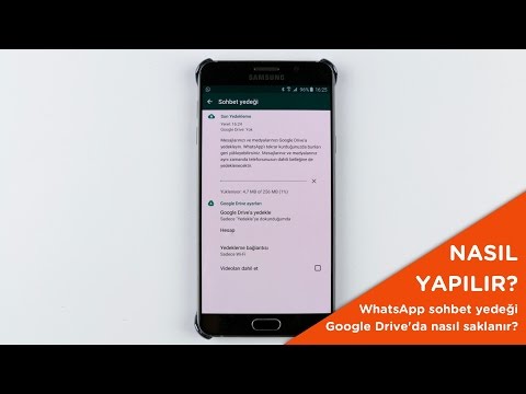 WhatsApp Sohbet Yedeği Google Drive'da Nasıl Saklanır?