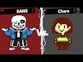 Sans Vs Chara | Super Smash Bros Ultimate Gameplay