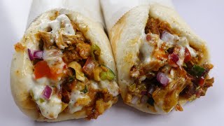 EXTREME Desi Shawarma,Chicken Shawarma By Recipes of the World
