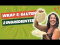 Sem glúten, fácil e com 2 ingredientes: a melhor receita de wrap que já fiz!