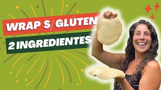 Sem glúten, fácil e com 2 ingredientes: a melhor receita de wrap que já fiz!