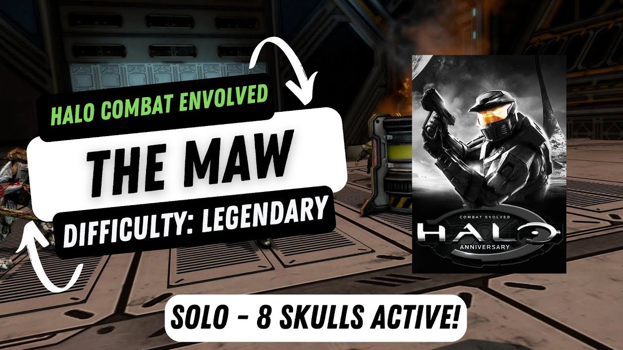 Halo CE Mission 10 The Maw Legendary - YouTube