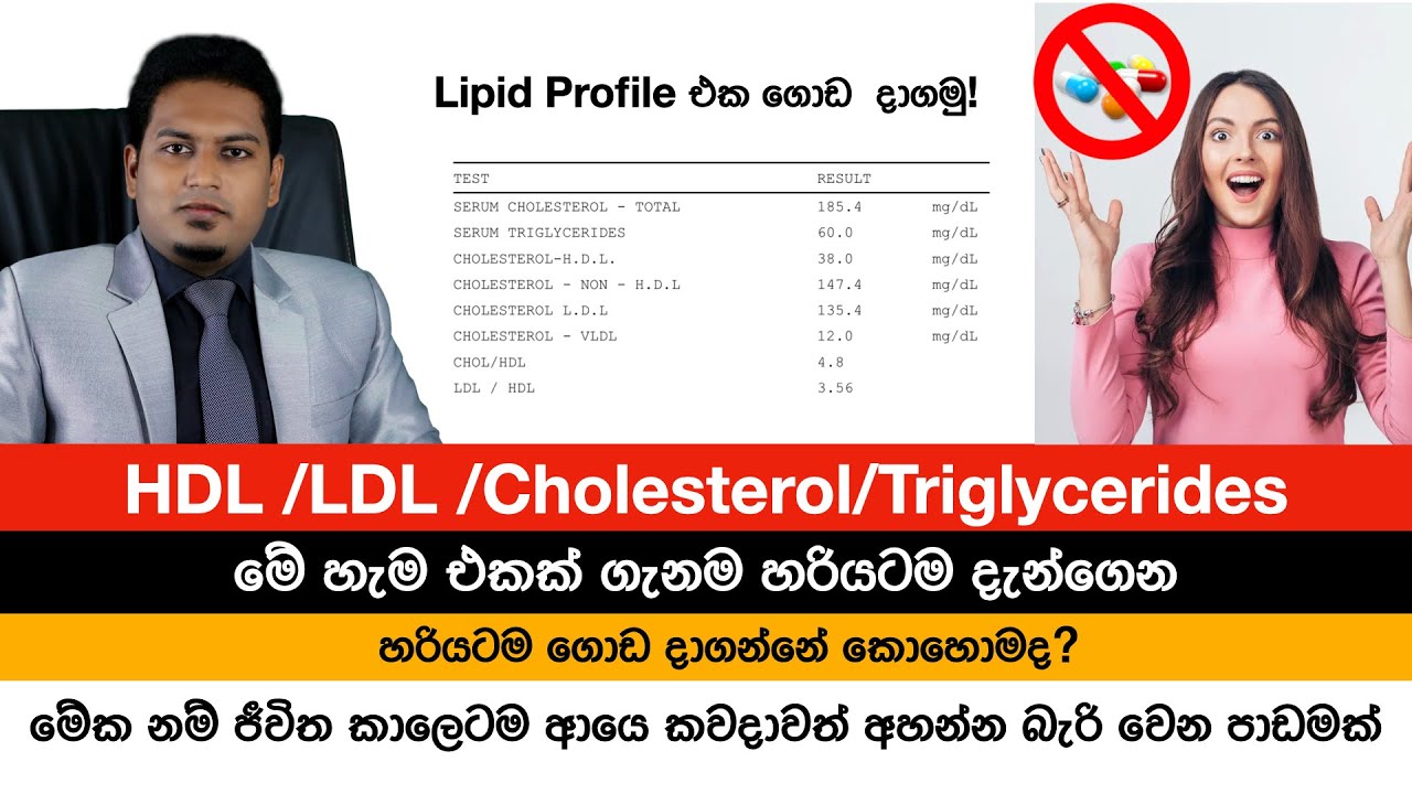Cholesterol, HDL, LDL ගැන ඇත්ත දැනගෙන හිටියද? Fat Metabolism By Nutritionist Hiroshan Jayaranga