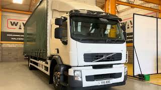 New In Stocklist For Sale: VOLVO FE 240 EURO 5 4X2 CURTAINSIDER – 2010 – Y15 ABS