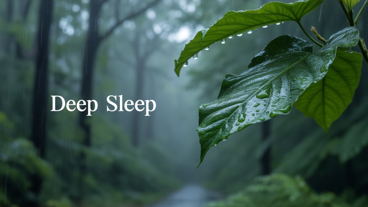 12 Hours of Heavy Rain Sounds for Deep Sleep 🌧️