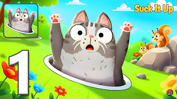 Suck It Up - Gameplay Walkthrough Part 1 - New Hole io Game (iOS, Android)