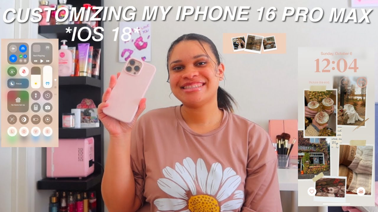 CUSTOMIZING MY IPHONE 16 PRO MAX WITH IOS 18 *fall edition*