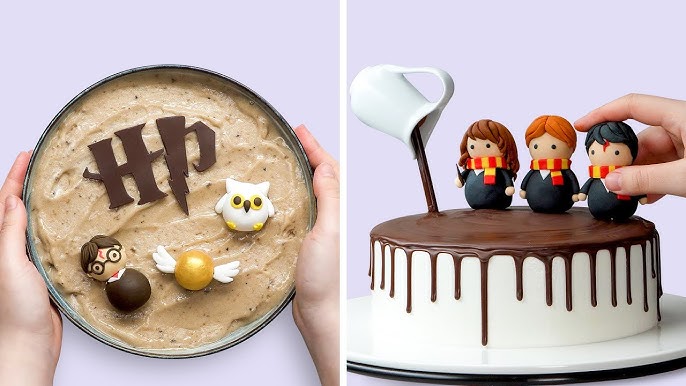 Le gâteau Harry Potter Kawaï de Cre-AnneC Cake Designer (Tuto modelage) -  Féerie cake