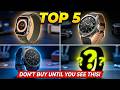 Top 5 Best Smartwatches in 2026: Don't Buy Until You See This! #rolex , #topwatch