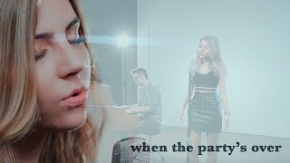 Video thumbnail of "when the party's over - Billie Eilish | cover by Jada Facer"