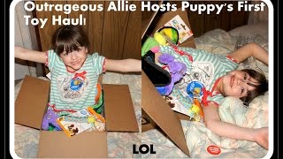 Hilarious Allie Hosts Husky Puppy Yoda's Very 1st Toy Haul! by TWINPOSSIBLE House of HUSKIES 2,159 views 8 years ago 10 minutes, 57 seconds