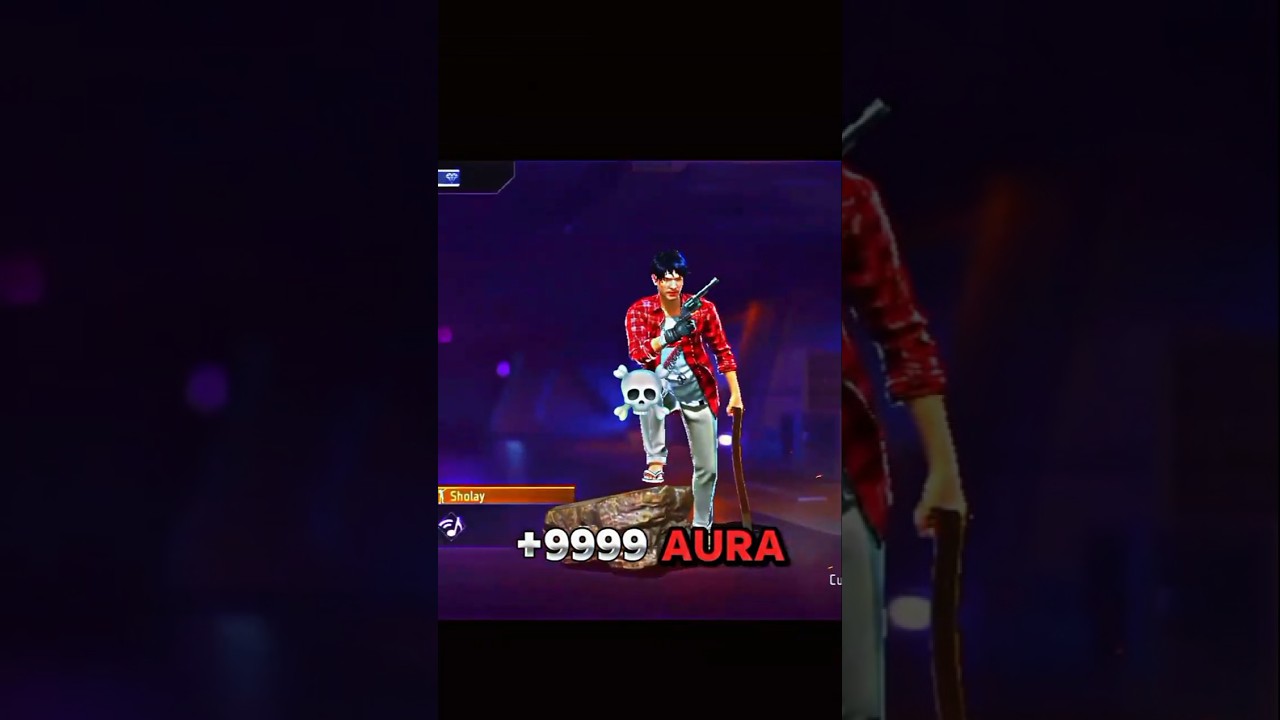 Free Fire x Sholay☠️ new emote +9999 aura💀 