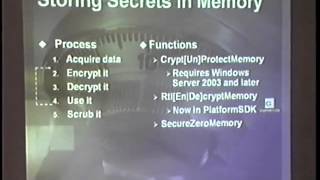 Black Hat Windows 2003 - Writing Secure and Hack Resistant Code Pt. 2