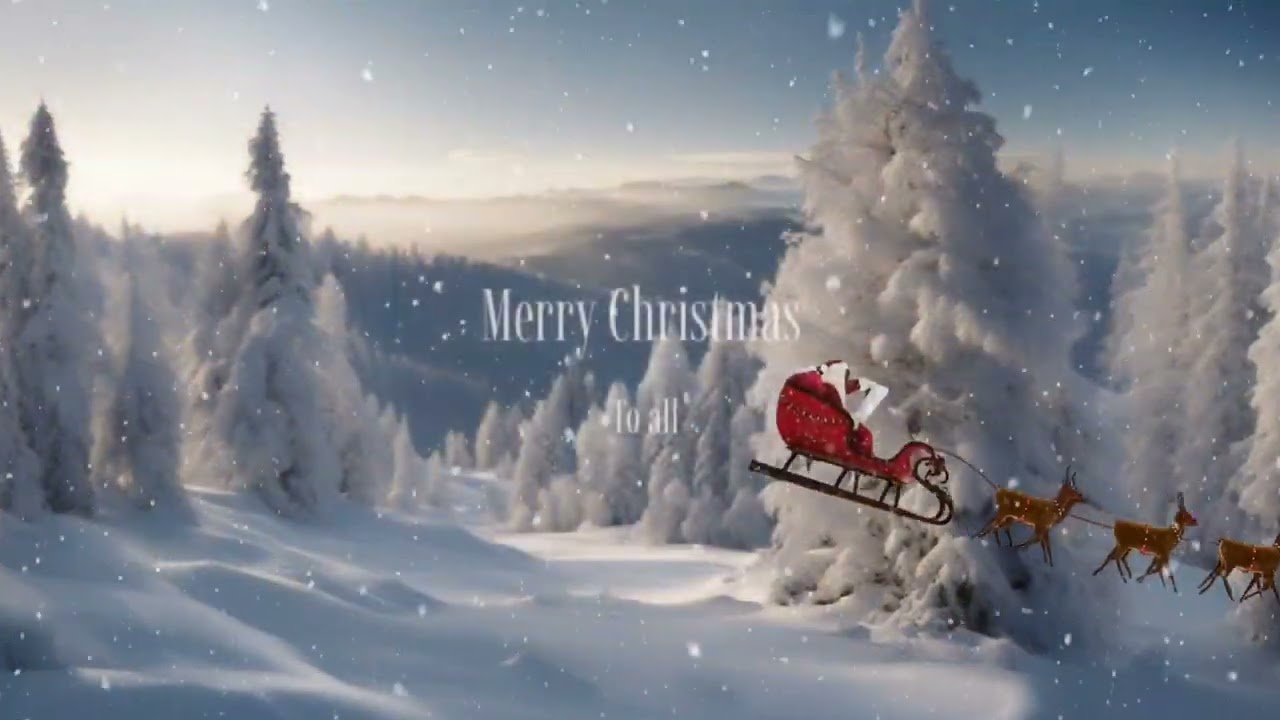 merry Christmas #design #animation #template #poster #celebrate #festival