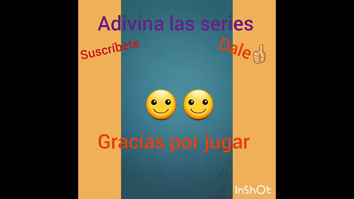 Adivina la serie ☺😀😊