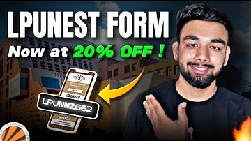 LPUNEST Discount Coupon Code | Get Upto 50% Off | LPU Admissions Guide 