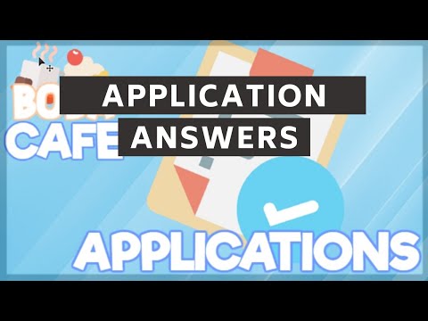 Soro S Application Answers Roblox Youtube - blend application answers roblox