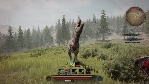 Path of Titans. Dasp & Alio Tyrant Roar Showcase vs Rex... 2v1 Featuring Team Member Cait.