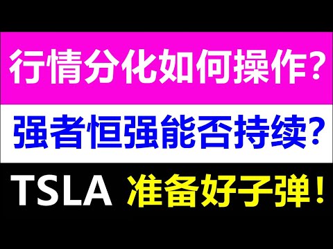 美股老司机：特斯拉准备好子弹上车！行情分化该怎么操作？SPY QQQ TSLA AAPL NVDA ADM MSFT AMZN META GOOG NFLX SOXL TSM 1月24日