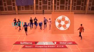 SoftServe 6 - 2 Global Logic (IT-League Cup 2016/2017, Round 1 Highlights) screenshot 4