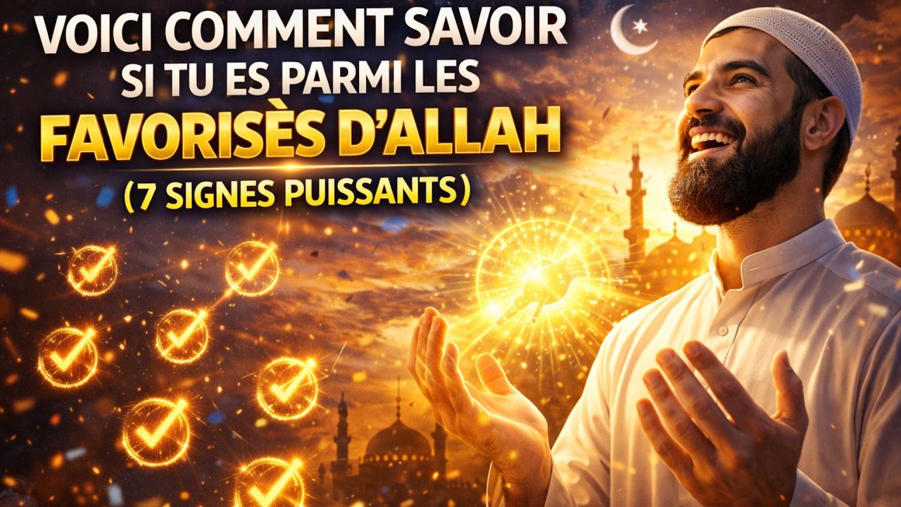 “VOICI COMMENT SAVOIR SI TU ES PARMI LES FAVORISÉS D’ALLAH (7 SIGNES PUISSANTS)