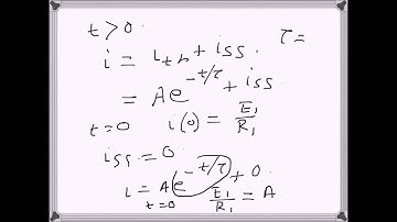 Electrical Engg: Transient and Steady State Inductive Current (example)