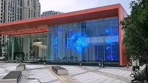 High Transparency Glass LED Video Wall Transparent LED Display LED Screen