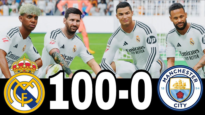 FC 25 -MESSI RONALDO NEYMAR & MBAPPE | ALL STARS |  REAL MADRID 100-0 MANCHESTER UNITED