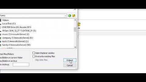Video on how to extract file from encrypted Zip file