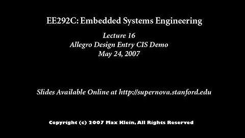Cadence OrCAD / Allegro Design Entry CIS Demo Tutorial (Part 2)