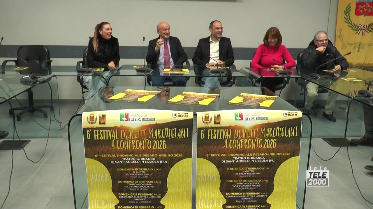 Vallefoglia: presentato il Festival Dialetti Marchigiani a Confronto 2026
