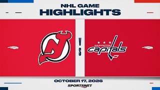 NHL Highlights | Devils vs. Capitals - October 17, 2026
