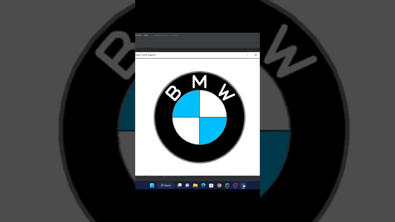 BMW LOGO with python 
