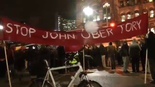 Toronto taxi cab protesting against uber pt 1 of 10. dec 9 2015